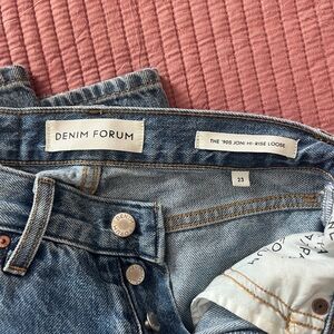 Denim Forum Joni Hi-Rise Blue Jeans
